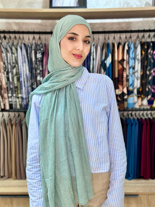 Châle Bambu - Vert Menthe