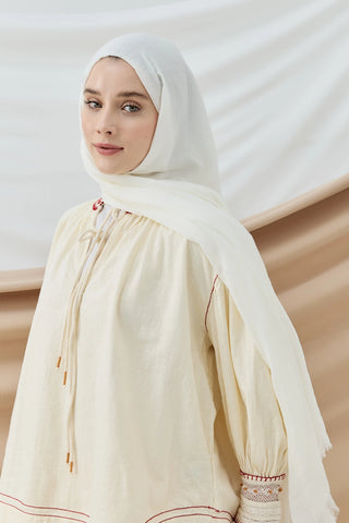 Châle Aya - Blanc Cassé