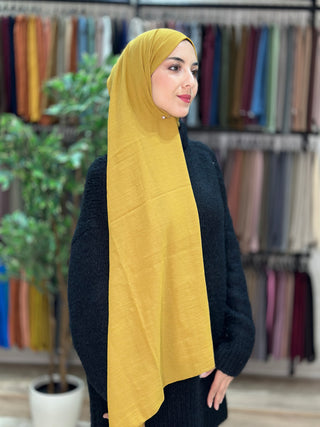Châle Kras - Jaune Olive