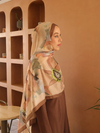 Châle Livora - Sable Marron