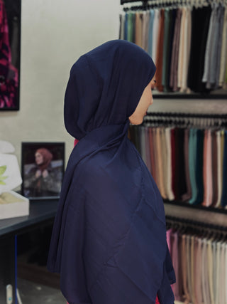 Crepe Chiffon Premium - Bleu Nuit