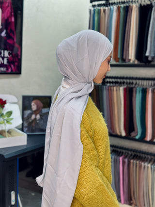 Crepe Chiffon Premium - Gris