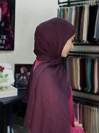 Crepe Chiffon Premium - Violet Foncée