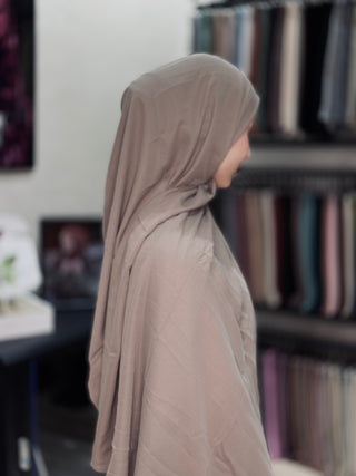 Crepe Chiffon Premium - Café au Lait