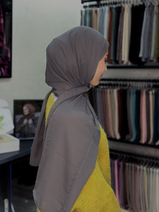 Crepe Chiffon Premium - Gris Fumée