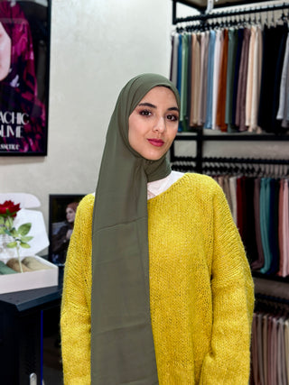 Crepe Chiffon Premium - Kaki