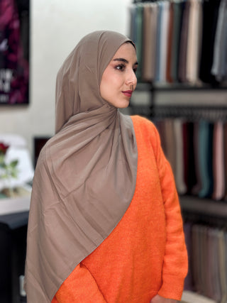 Crepe Chiffon Premium - Café au Lait