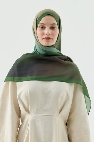 Châle Mirage - Vert Pin