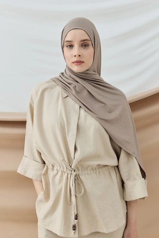 Châle Peigné - Gris Cendré