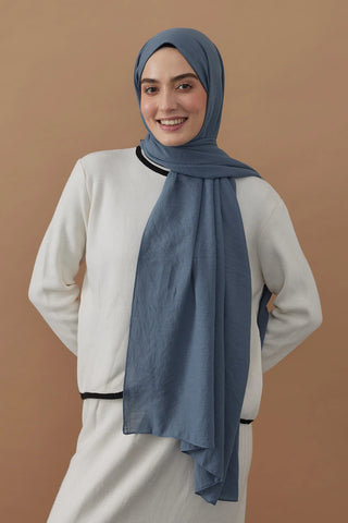 Châle Kras - Bleu Gris