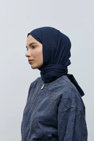 Châle Kras - Bleu Marine