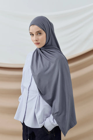 Châle Peigné - Gris