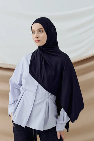 Lycra Light Châle - Bleu Marine Foncée