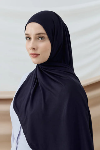 Lycra Light Châle - Bleu Marine Foncée