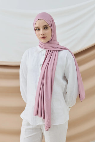 Lycra Light Châle - Rose Poudré