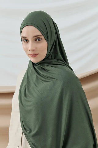 Lycra Light Châle - Vert Mousse