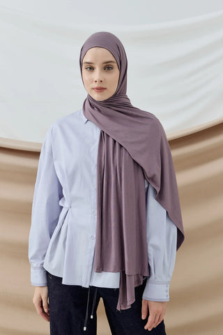 Lycra Light Châle - Mauve Grisé