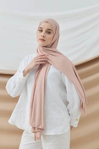 Lycra Light Châle - Rose Pâle