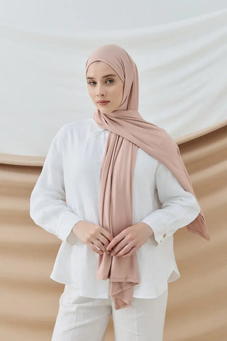 Lycra Light Châle - Rose Pâle