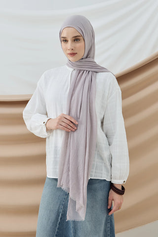 Châle Aya - Gris Clair