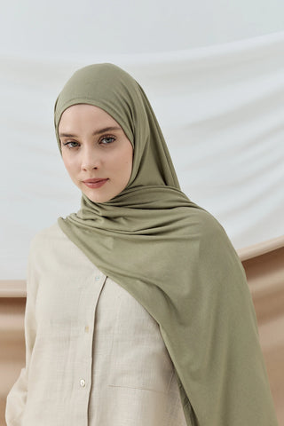 Châle Peigné - Vert Pastel