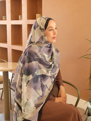 Châle Livora - Noir Saule