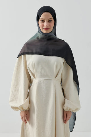 Châle Mirage - Thé noir et vert