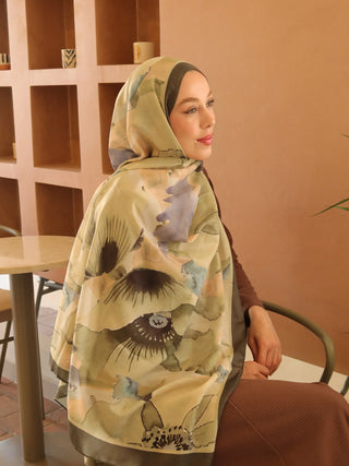 Châle Livora - Kaki