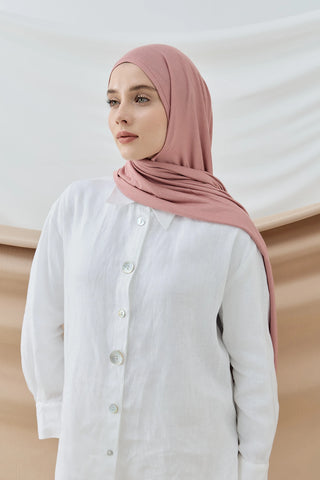 Châle Peigné - Nude