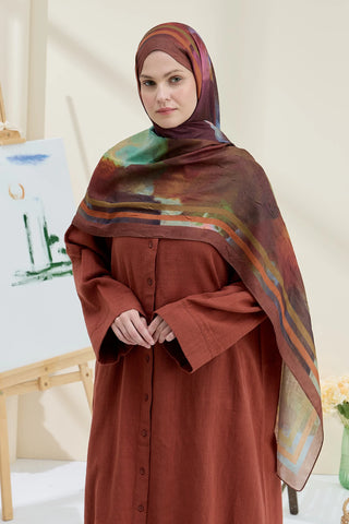 Châle Mistral - Marron