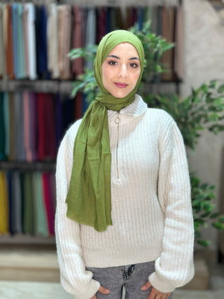 Châle Modal Kras - Olive Clair