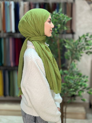Châle Modal Kras - Olive Clair