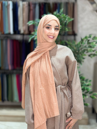 Châle Modal Kras - Nude Pêche