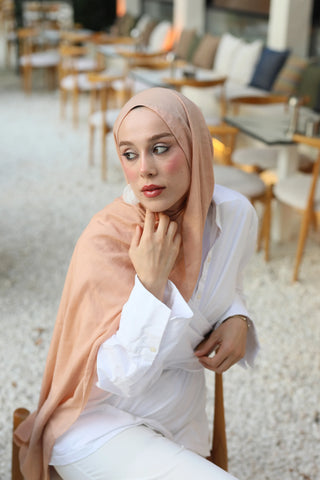 Châle Neo Pamuk - Saumon