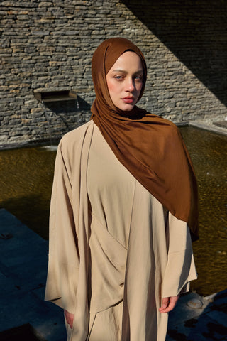 Châle Modal - Marron