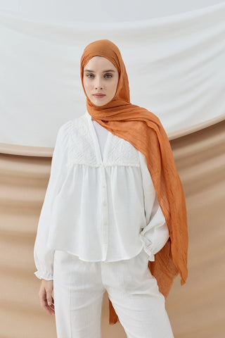 Châle Bambu - Orange Doux