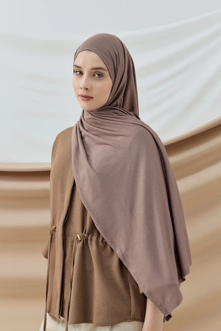 Châle Peigné - Brun Poussiéreux