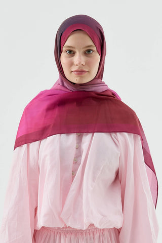 Châle Mirage - Rouge Cerise