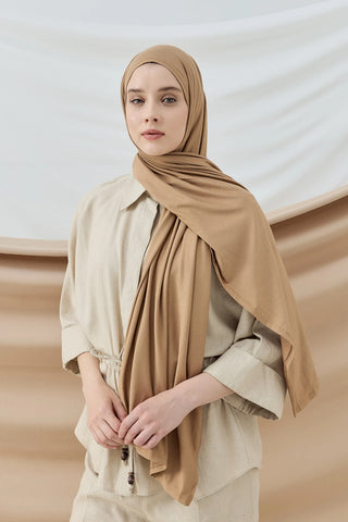 Châle Peigné - Sable