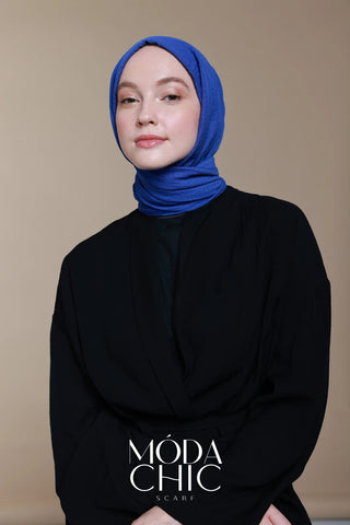 Châle Carré Cotton - Indigo