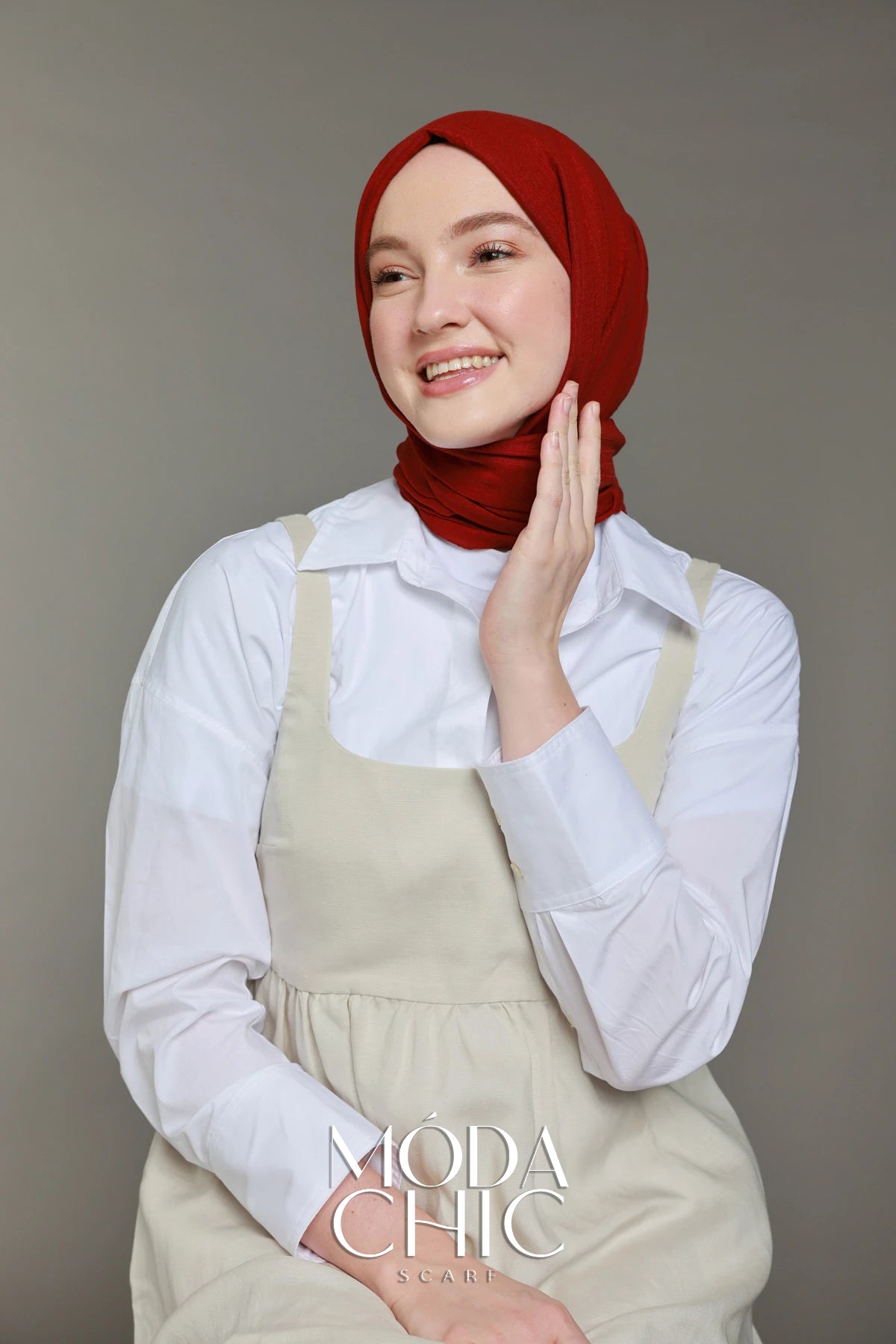 Carré Cotton - Cerise