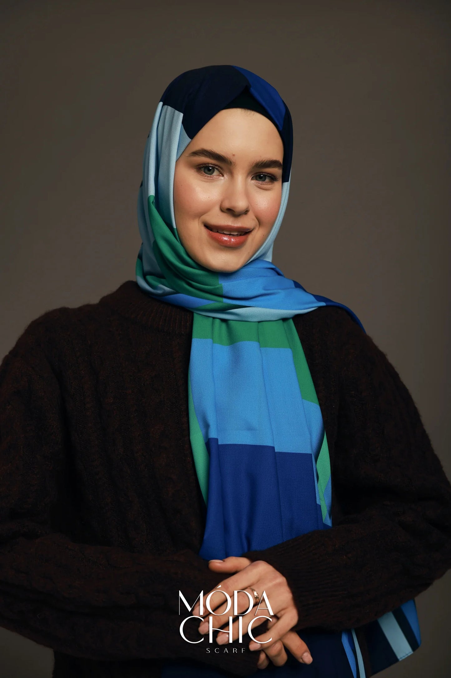 Motif Diez - Bleu Marine