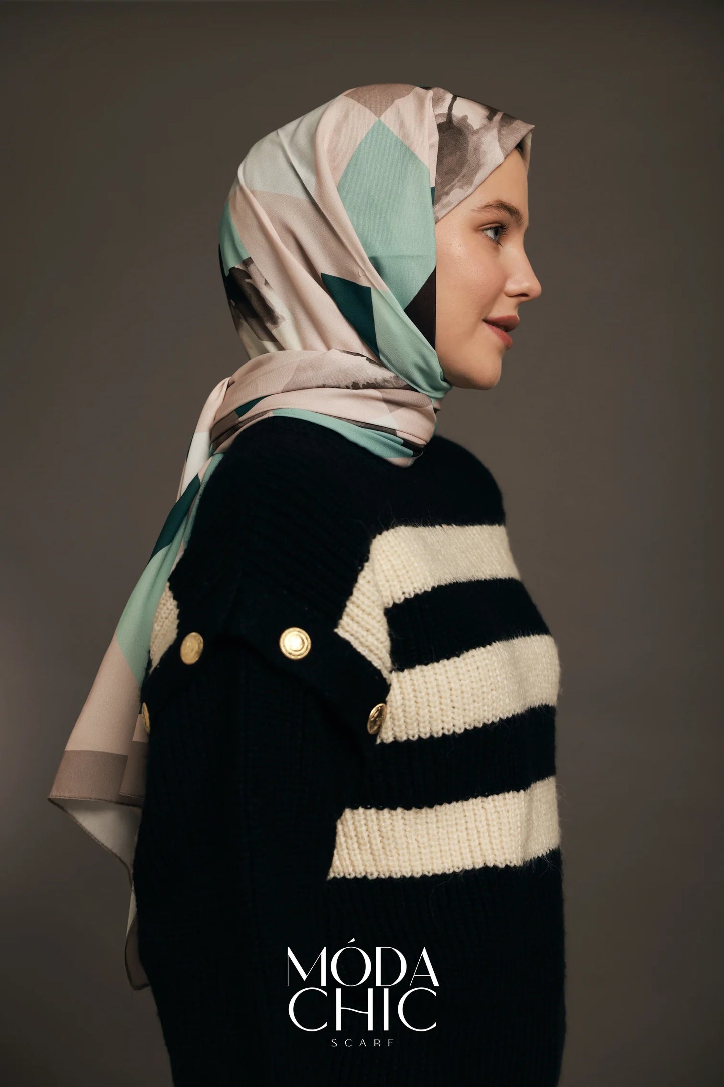 Motif Lys - Beige Antique