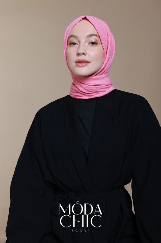 Carré Cotton - Rose Bonbon