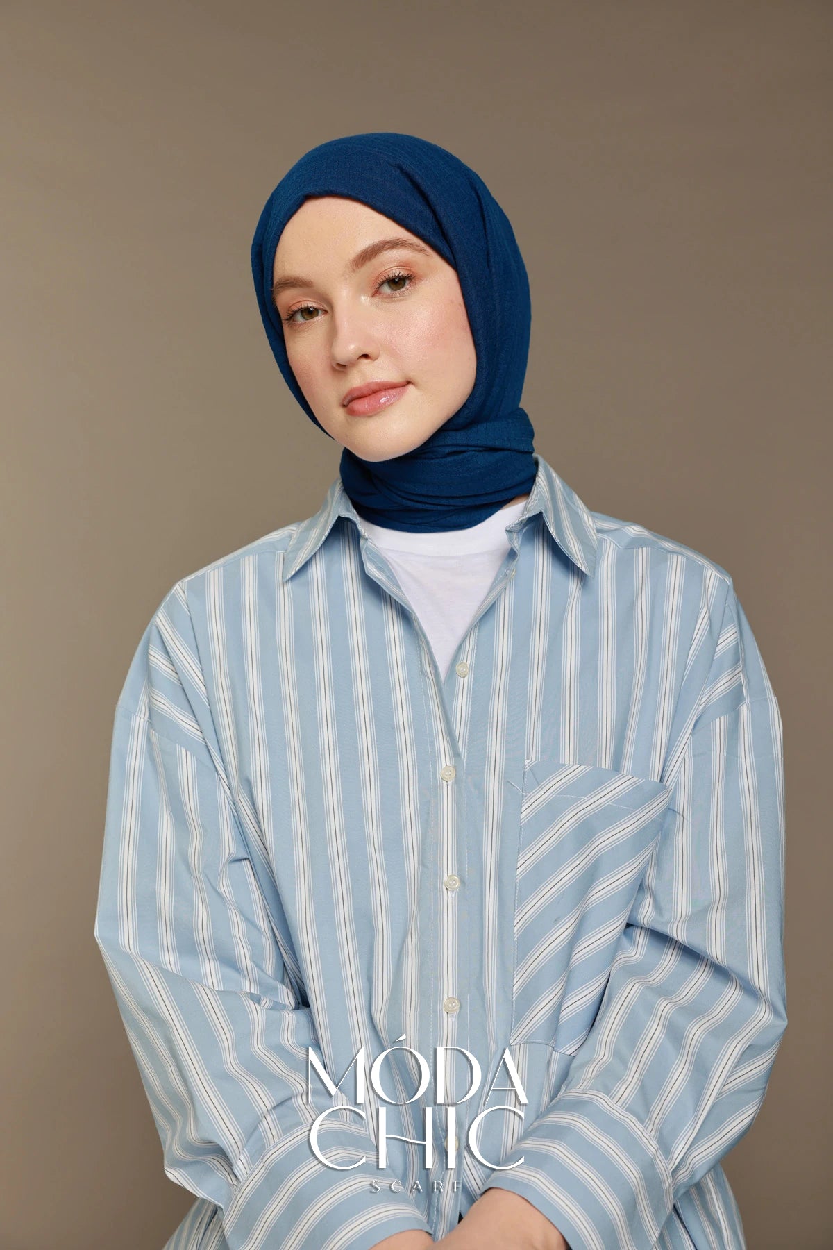 Carré Cotton - Bleu Nuit