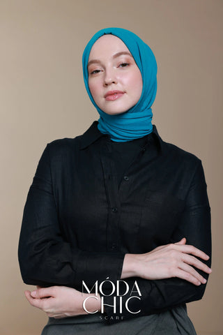Carré Cotton - Aqua