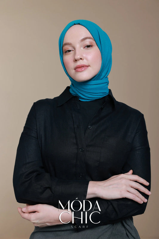 Carré Cotton - Aqua