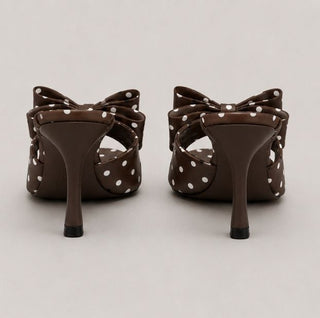 Sandale Polka Chic - Marron
