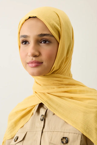 Châle Aya - Jaune safran