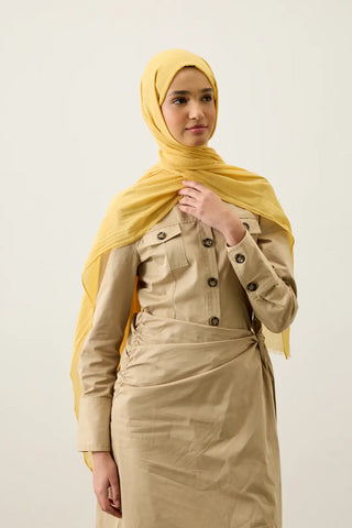Châle Aya - Jaune safran